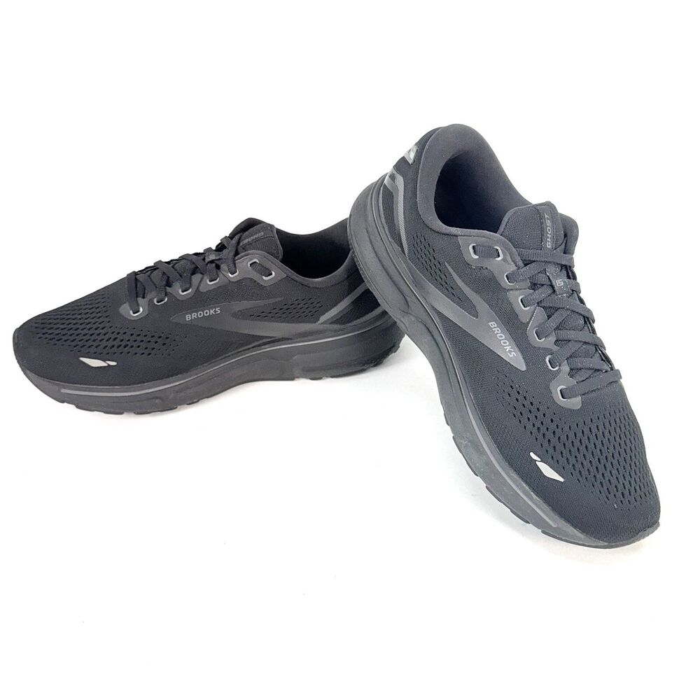 Brooks Ghost 15 Womens 11 Shoes Black Ebony Neutral Running Trainer